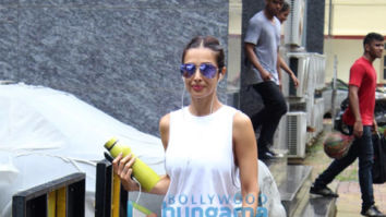 Photos: Malaika Arora and Amrita Arora snapped at I Think Fitness in Bandra