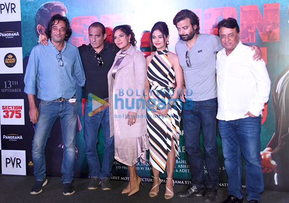 Photos: Richa Chadda, Akshaye Khanna and others snapped at Section 375 trailer launch