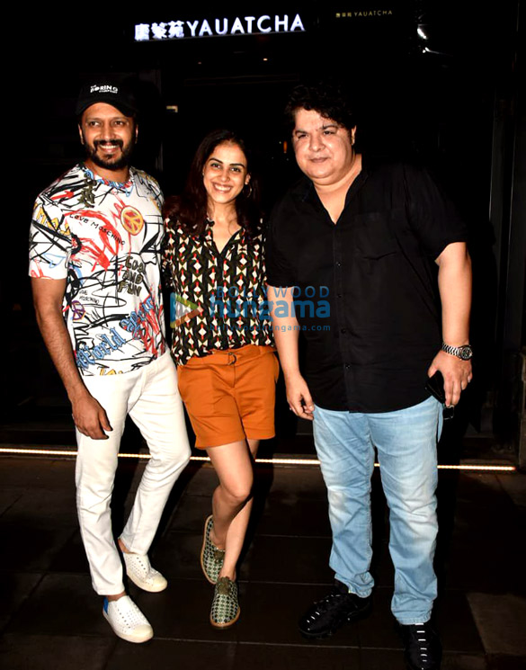 Photos: Riteish Deshmukh, Genelia Dsouza, Sajid Khan and others spotted at Yauatcha in BKC