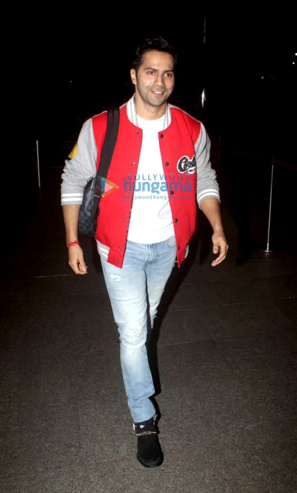 photos shah rukh khan varun dhawan jackky bhagnani and karan johar snapped at the airport 2