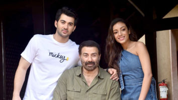 Photos: Sunny Deol, Karan Deol and Sahher Bambba snapped during Pal Pal Dil Ke Paas promotions