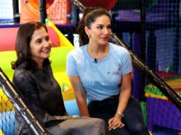 Photos: Sunny Leone snapped at the launch of her new venture D’art Fusion Art and Play Centre