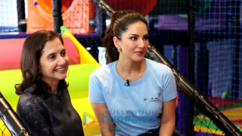 Photos: Sunny Leone snapped at the launch of her new venture D’art Fusion Art and Play Centre