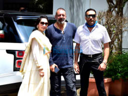 Photos: Team of Prasthanam snapped leaving to promote the film in Delhi