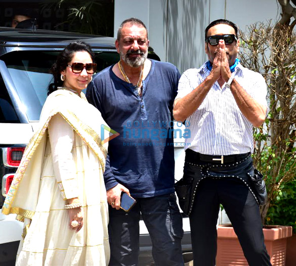 photos team of prasthanam snapped leaving to promote the film in delhi 9