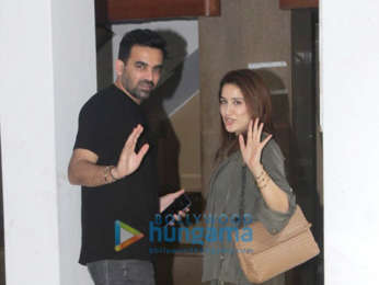 Photos: Zaheer Khan and Sagarika Ghatge snapped in Bandra