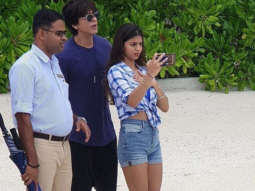 Shah Rukh Khan spends some quality time with daughter Suhana Khan and son AbRam