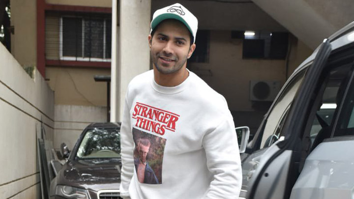 Varun Dhawan snapped at his office in Juhu