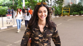 Ananya Panday Return Mumbai from Chandigarh
