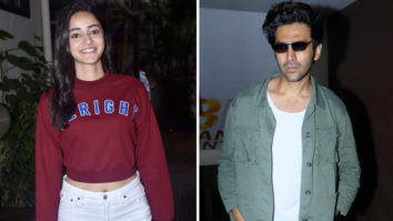 Ananya Panday and Kartik Aryan spotted at Kwan Office
