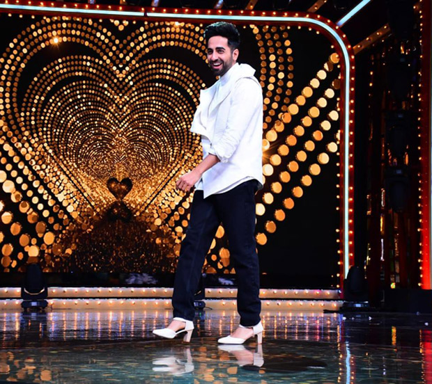 VIDEO: Ayushmann Khurrana wears high heels to dance on the sets of Nach Baliye