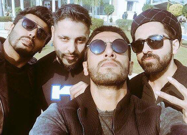 Badshah’s throwback picture with the YRF boys, Ranveer, Arjun, and Ayushmann will leave you wanting them all in a music video!