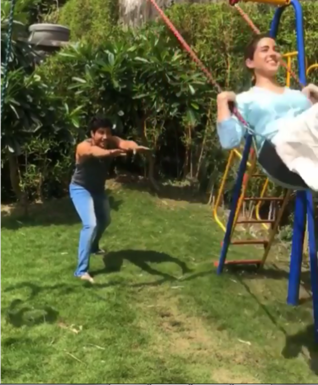 Coolie No 1: Varun Dhawan and Sara Ali Khan are swinging in fun times on the sets of the film