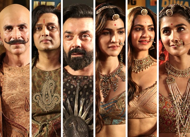 Housefull 4 Trailer Launch Akshay Kumar, Riteish Deshmukh, Bobby Deol, Kriti Sanon, Kriti Kharbanda and Pooja Hegde transform into their 1419 era characters