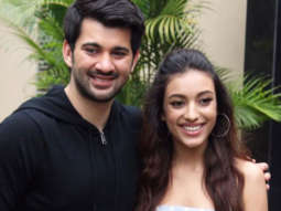 Karan Deol and Sahher Bambba spotted promoting their film Pal Pal Dil Ke Paas