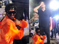 LOL! Ranveer Singh clings to Shiamak Davar’s leg and it is the cutest thing you will see today!