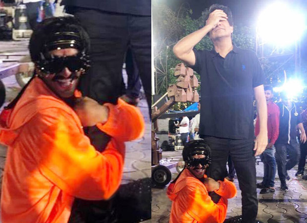 LOL! Ranveer Singh clings to Shiamak Davar’s leg and it is the cutest thing you will see today!