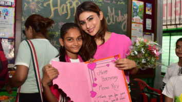 Mouni Roy snapped at an event with children from Smile Foundation