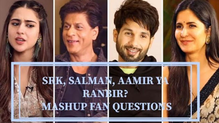 Movie With Shah Rukh, Salman & Shahid? | Sara | Vidya | Katrina | Ananya | Fan Questions with Celebs
