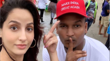 Nora Fatehi helps in the Mahim Beach Cleanup and the internet is lauding her for doing her bit!