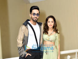 Photos: Ayushmann Khurrana and Nushrat Bharucha snapped during ‘Dream Girl’ promotions