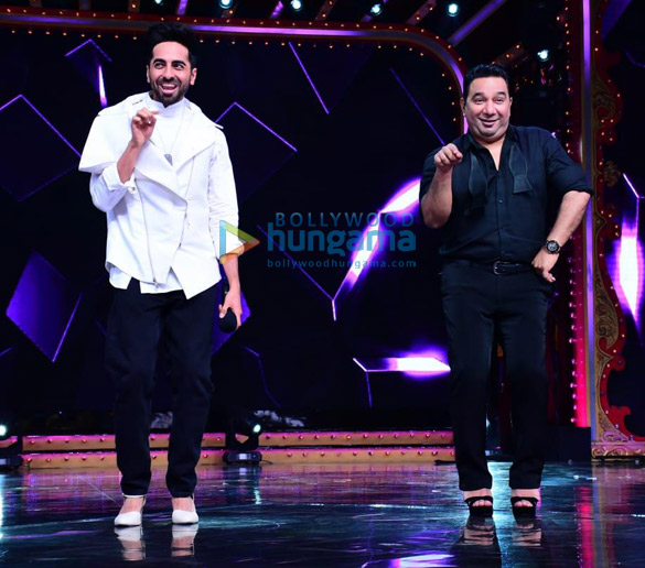 photos ayushmann khurrana snapped on sets of nach baliye 9 promoting his film dream girl 2