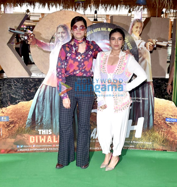 photos bhumi pednekar and taapsee pannu grace the trailer launch of saand ki aankh 5