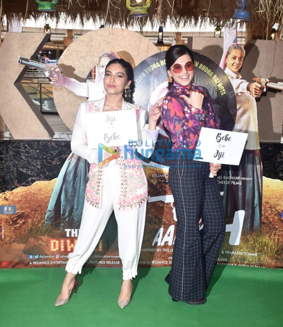 photos bhumi pednekar and taapsee pannu grace the trailer launch of saand ki aankh 8