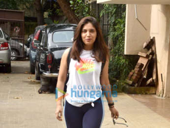 Photos: Bhumi Pednekar snapped at a dance class in Andheri