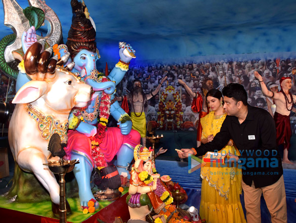 photos bhushan kumar divya khosla kumar and anil kapoor snapped during ganpati aarti at t series office 2