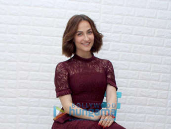 Photos: Elli AvrRam snapped during The Verdict - State Vs Nanavati promotions