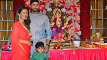 Photos: Geeta Basra and husband Harbhajan Singh snapped at Juhu