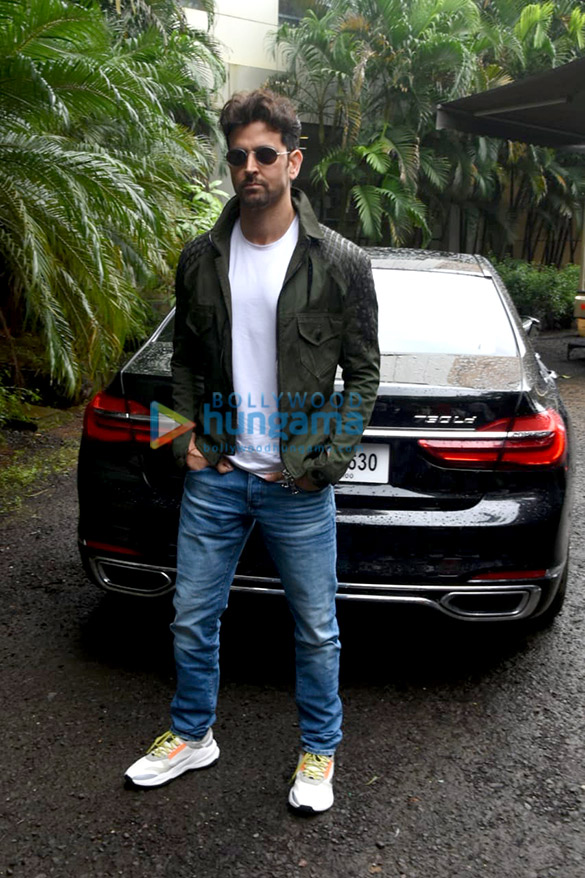 Photos: Hrithik Roshan spotted during War promotions