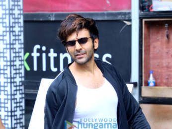 Photos: Kartik Aaryan snapped at the gym