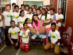Photos: Mouni Roy snapped at an event with children from Smile Foundation