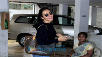 Photos: Neha Sharma spotted at a clinic in Bandra