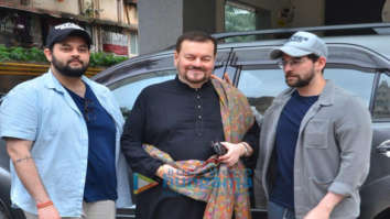 Photos: Neil Nitin Mukesh, Nitin Mukesh and Naman Nitin Mukesh spotted at the dubbing of Bypass Road