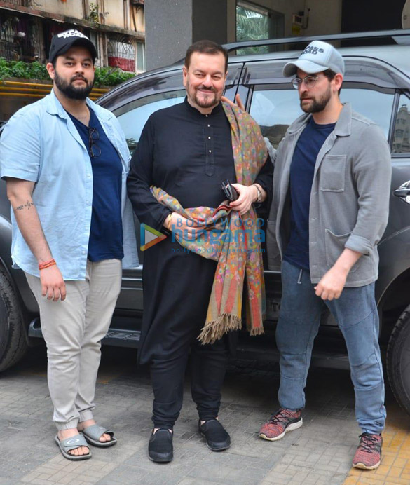 Photos: Neil Nitin Mukesh, Nitin Mukesh and Naman Nitin Mukesh spotted at the dubbing of Bypass Road Photos: Neil Nitin Mukesh, Nitin Mukesh and Naman Nitin Mukesh spotted at the dubbing of Bypass Road