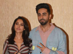 Photos: Nushrat Bharucha and Ayushmann Khurrana snapped promoting their film Dream Girl