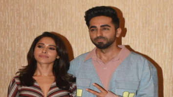 Photos: Nushrat Bharucha and Ayushmann Khurrana snapped promoting their film Dream Girl