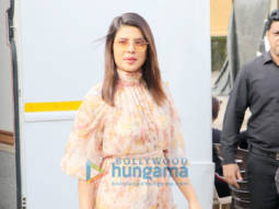 Photos: Priyanka Chopra Jonas snapped at Mehboob studio while promoting her movie The Sky Is Pink