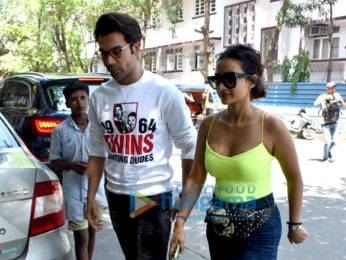 Photos: Rajkummar Rao & Patralekha spotted at Kitchen Garden in Juhu