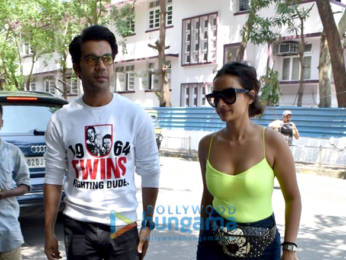 Photos: Rajkummar Rao & Patralekha spotted at Kitchen Garden in Juhu