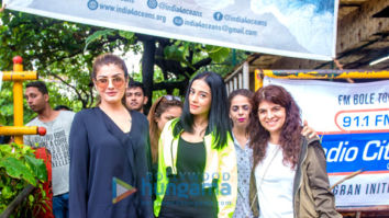 Photos: Raveena Tandon and Amrita Rao beach clean up