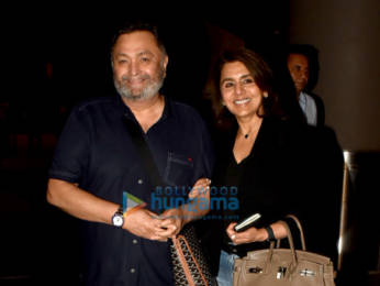 Photos: Rishi Kapoor and Neetu Singh snapped at the airport