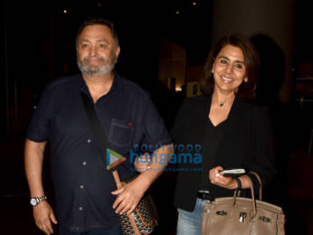 Photos: Rishi Kapoor and Neetu Singh snapped at the airport