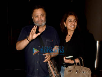 Photos: Rishi Kapoor and Neetu Singh snapped at the airport
