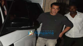 Photos: Salman Khan snapped at Sohail Khan’s office in Bandra
