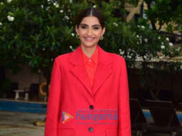 Photos: Sonam Kapoor Ahuja snapped promoting her film The Zoya Factor