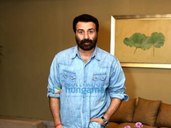 Photos: Sunny Deol, Karan Deol and Sahher Bambba snapped during Pal Pal Dil Ke Paas promotions in New Delhi